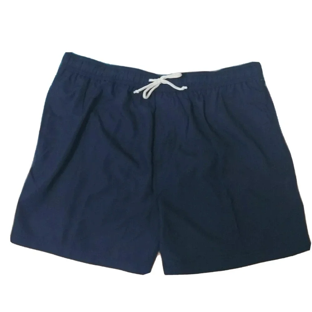 George Swim Trunks Men's XL Beachwear Navy Blue Athleisure Surf Casual Shorts